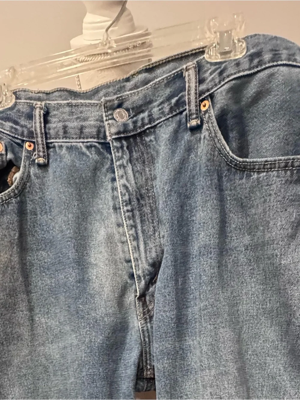 Levi's Light Blue Straight Leg Jeans